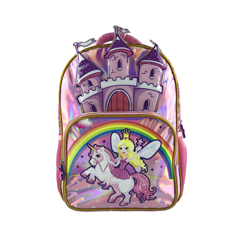 100% Original Bags With Custom Logo - 2020 New Holographic Leather kids school backpack for girls – Twinkling Star