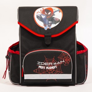 Cute and interesting burden-reducing spine-protecting primary school bag lightweight backpack EVA backpack spider cartoon graffiti backpack
