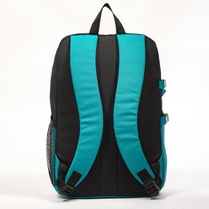 Yellow and blue color matching design large capacity sports backpack fashionable backpack suitable for outdoor sports