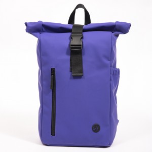 Matte leather eco-friendly backpack simple business bag fashionable casual commuter bag multi-color
