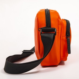 Eco-friendly shoulder bag matte leather handbag waist bag mobile phone bag commuter bag daily bag