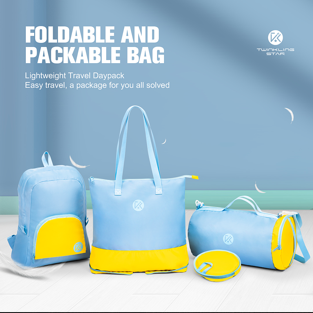 Lightweight Foldable Backpack Foldable Large Capacity Backpack Fashion OEM ODM Bag | Twinkling Star