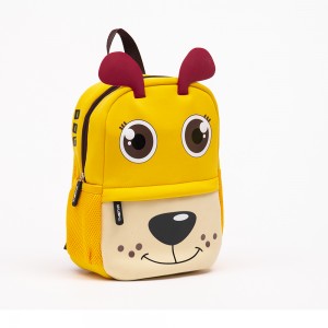 Neoprene cartoon dog backpack for kindergarten children