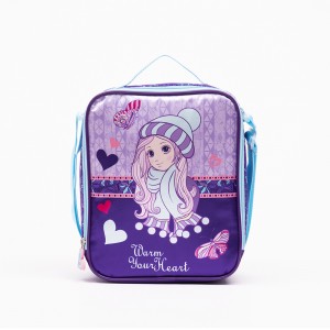 Functional Back To School Lunch Bag With Cute Pattern For Girl
