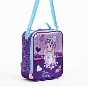 Functional Back To School Lunch Bag With Cute Pattern For Girl