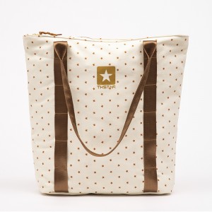 Large capacity organic cotton tote bag shopping bag