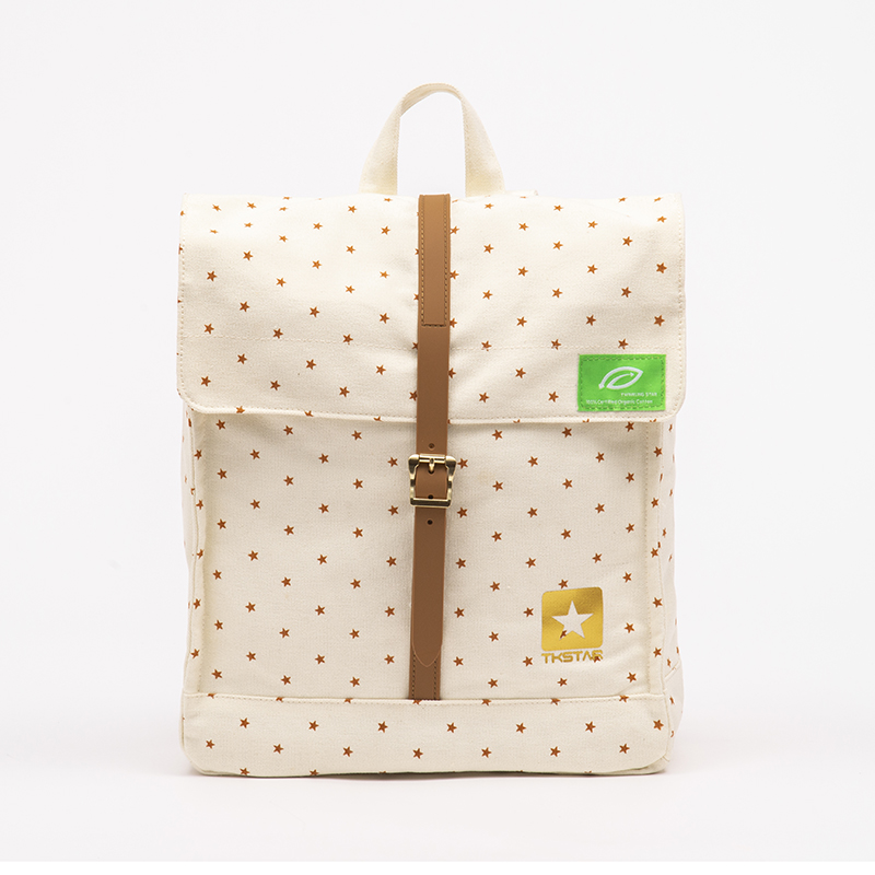 factory low price Recycled Woven Polypropylene Shopping Bags - Casual organic cotton light backpack – Twinkling Star
