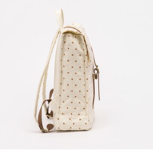 Casual organic cotton light backpack