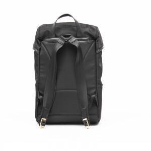 Fashion classic black business series backpacks for women