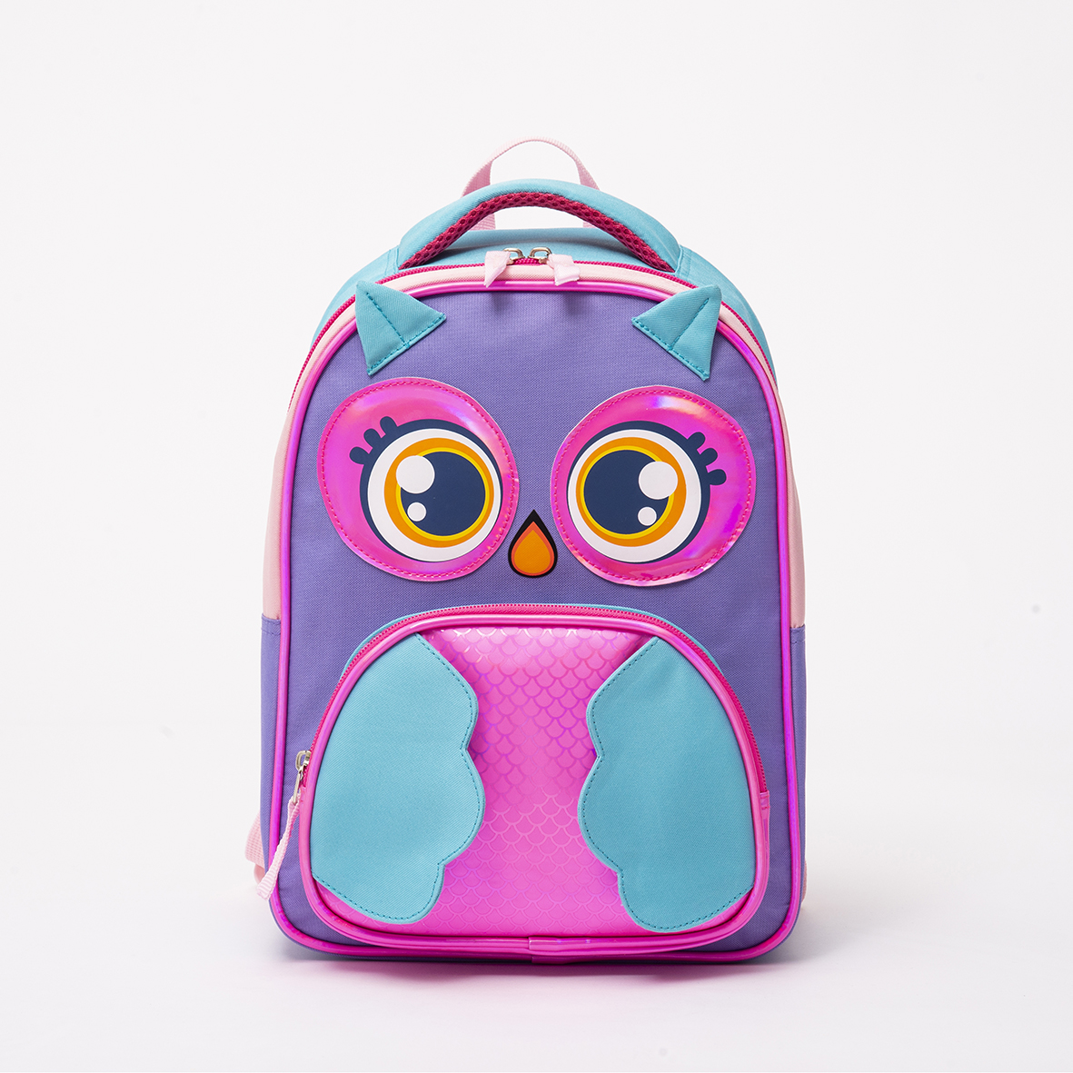 100% Original Sequin Backpack For Kids – New design cute stereoscopic purple owl kids bag – Twinkling Star