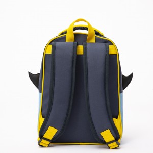 New design cute stereoscopic blue bat kids bag