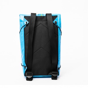 Woven fabric simple foldable fashion backpack