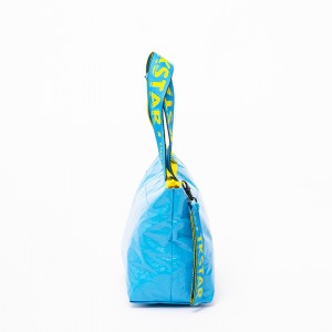 New design fashionable woven fabric hand bag
