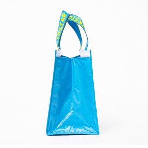 New design fashionable woven fabric shopping bag cooler bag
