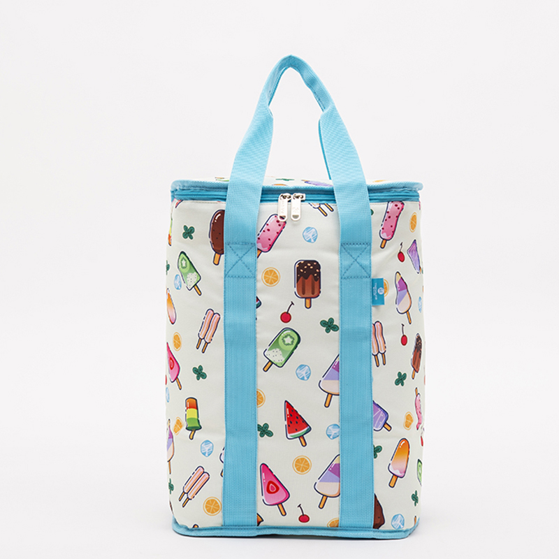 Ice cream pattern lunch cooler bag fashion leisure large capacity multifunction | Twinkling Star