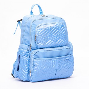 New design quilting large capacity diaper bag and backpack